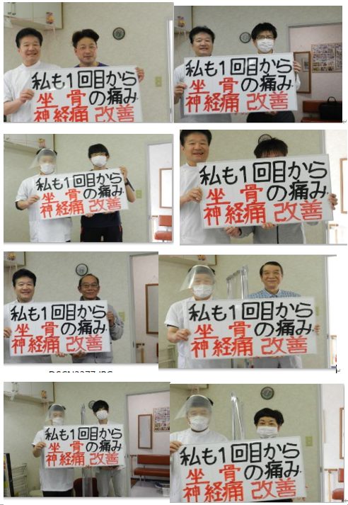 多くのお客様と先生の写真